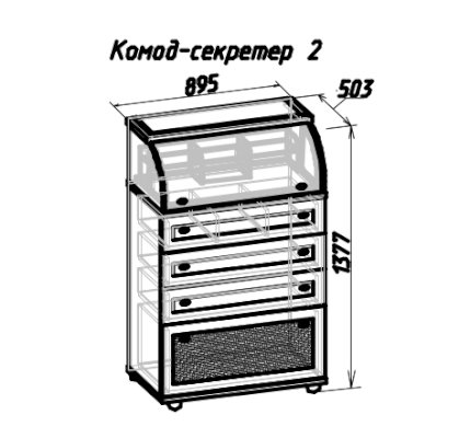 Комод секретер для школьника